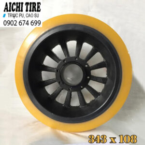 Bánh PU Của Dòng Xe Nâng Điện Heli 343 x 108mm