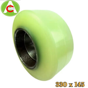 Bánh lái Pu xe nâng điện Nichiyu 330x145